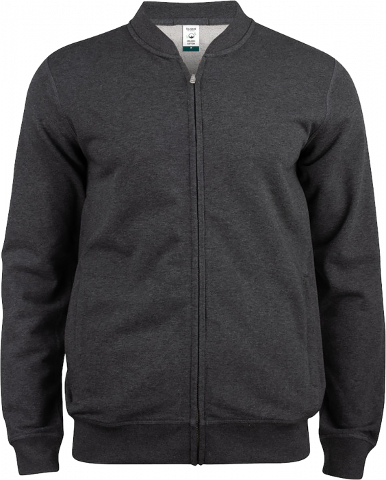 Clique - Organic Cotton Premium Cardigan - Anthracite Melange