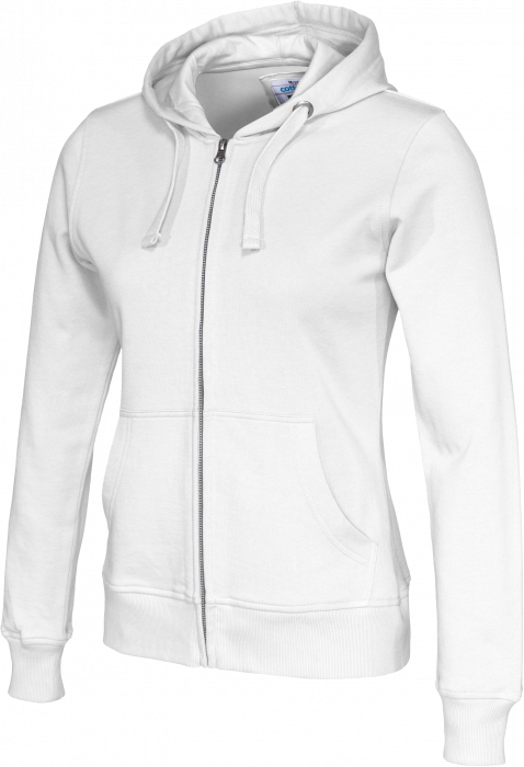 Cottover - Eco Cotton Zip Hoodie Woman - White
