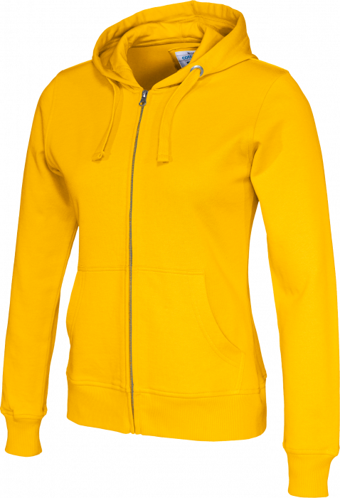 Cottover - Eco Cotton Zip Hoodie Woman - Yellow