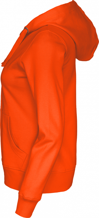 Cottover - Eco Cotton Zip Hoodie Woman - Orange