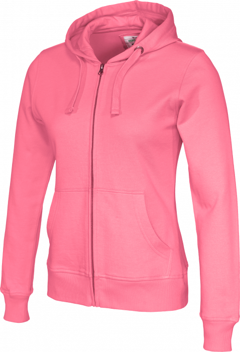 Cottover - Eco Cotton Zip Hoodie Woman - Pink