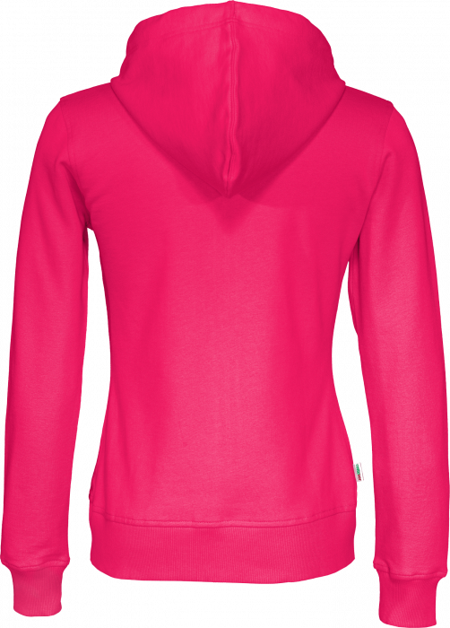 Cottover - Eco Cotton Zip Hoodie Woman - Dark Cerise