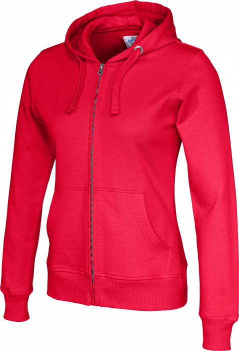Cottover - Eco Cotton Zip Hoodie Woman - Red