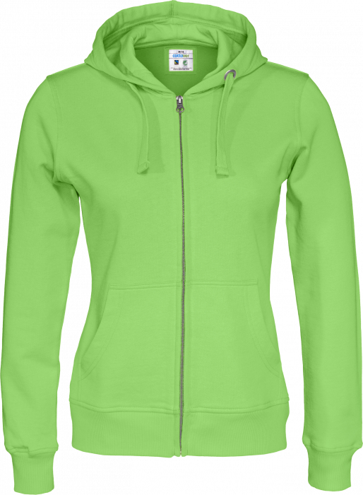 Cottover - Eco Cotton Zip Hoodie Woman - Green