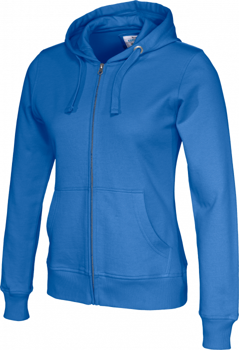 Cottover - Eco Cotton Zip Hoodie Woman - Royal Blue