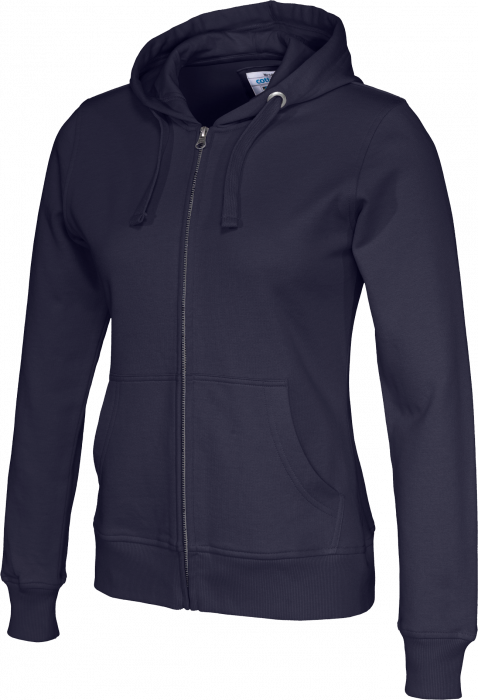 Cottover - Eco Cotton Zip Hoodie Woman - Navy