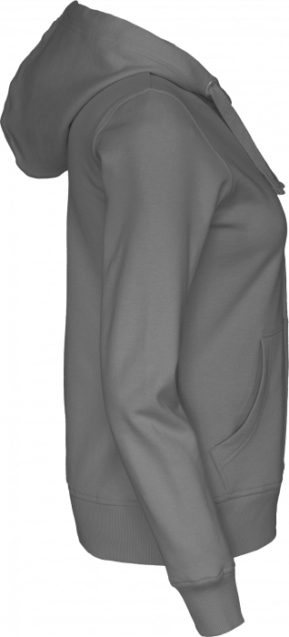 Cottover - Eco Cotton Zip Hoodie Woman - Charcoal