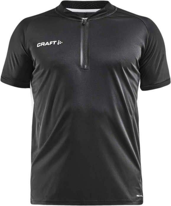 Craft - Men's Polo T-Shirt - Negro & blanco