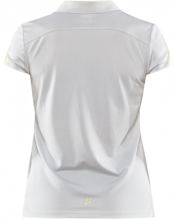 Craft - Women's Polo T-Shirt - Biały & giallo