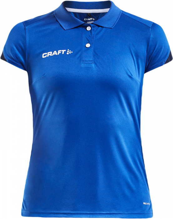 Craft - Women's Polo T-Shirt - Cobalt & granatowy