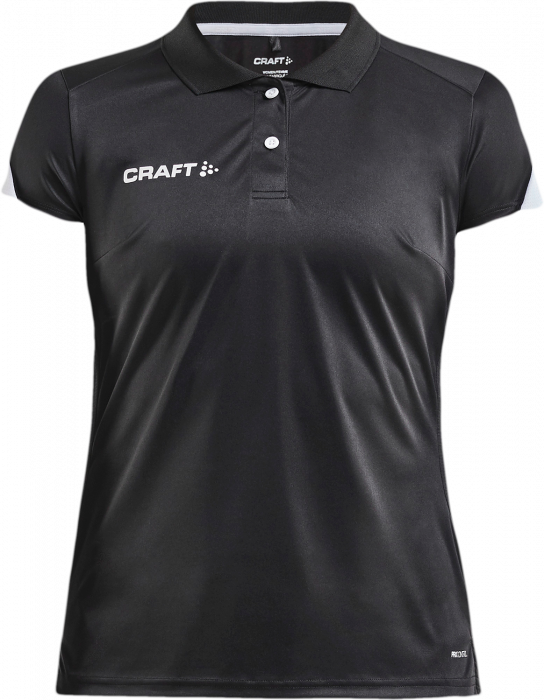 Craft - Women's Polo T-Shirt - Black & white