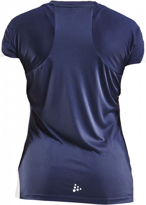 Craft - Sporty T-Shirt Damer - Marinbl&aring; & vit