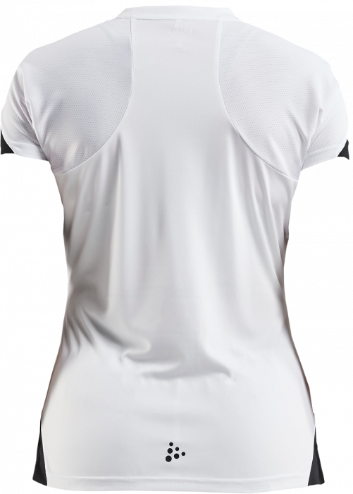 Craft - Sporty T-Shirt Damer - Wei&szlig; & schwarz