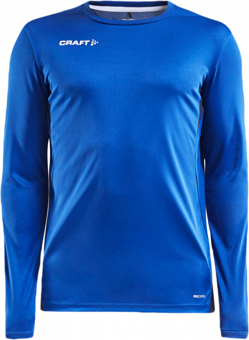 Craft - Sporty T-Shirt With Long Sleeves - Cobalt & azul-marinho