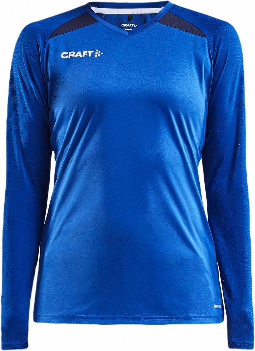 Craft - Long Sleeved Women's Sports T-Shirt - Cobalt & azul marino