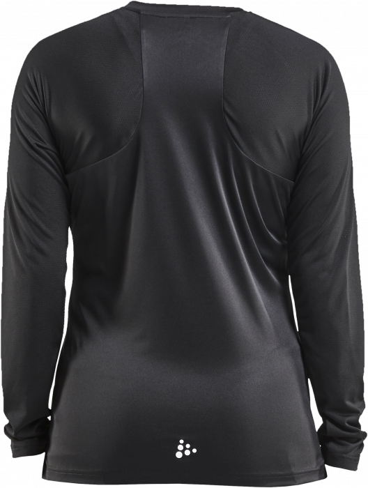 Craft - Long Sleeved Women's Sports T-Shirt - Preto & branco