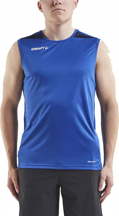 Craft - Men's Sleeveless T-Shirt - Cobalt & navy blue
