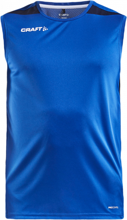 Craft - Men's Sleeveless T-Shirt - Cobalt & granatowy