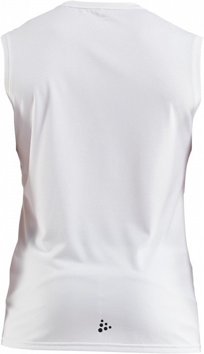 Craft - Men's Sleeveless T-Shirt - Blanc & noir