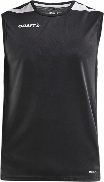 Craft - Men's Sleeveless T-Shirt - Preto & branco