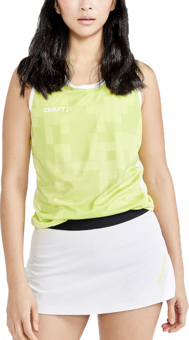 Craft - Sporty Women's Tanktop - Giallo & branco