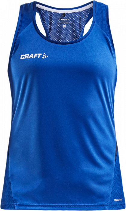 Craft - Sporty Tanktop Træningstrøje Til Damer - Kobalt & navy blå