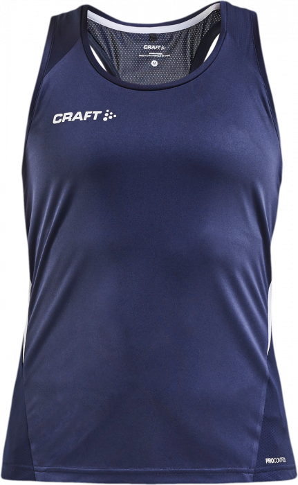 Craft - Sporty Women's Tanktop - Granatowy & biały