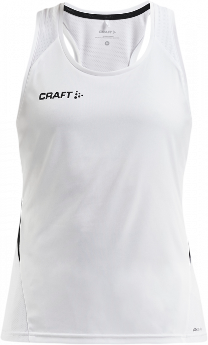 Craft - Sporty Tanktop Træningstrøje Til Damer - Hvid & sort