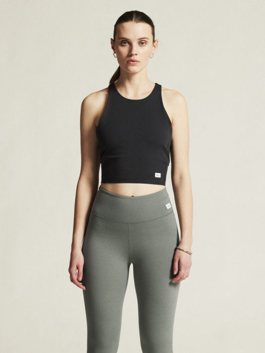 Craft - Collective Cropped Singlet - Black