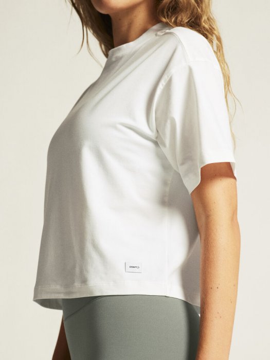 Craft - Collective Relaxed Ss Tee Women - Bianco
