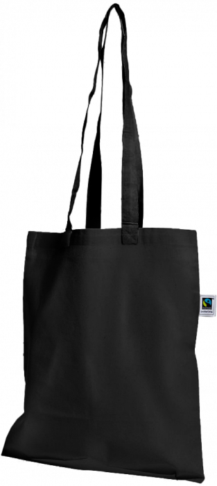Clique - Fairtrade & Gots Tote With Long Straps - Svart