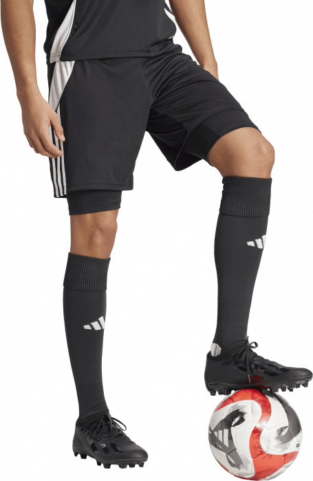 Adidas - Tiro 24 2 In 1 Shorts - Black