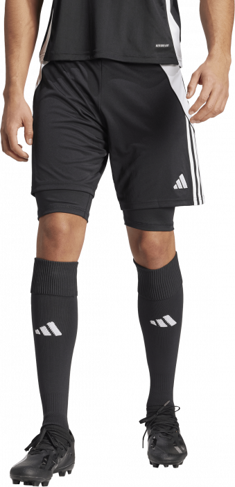 Adidas - Tiro 24 2 In 1 Shorts - Black