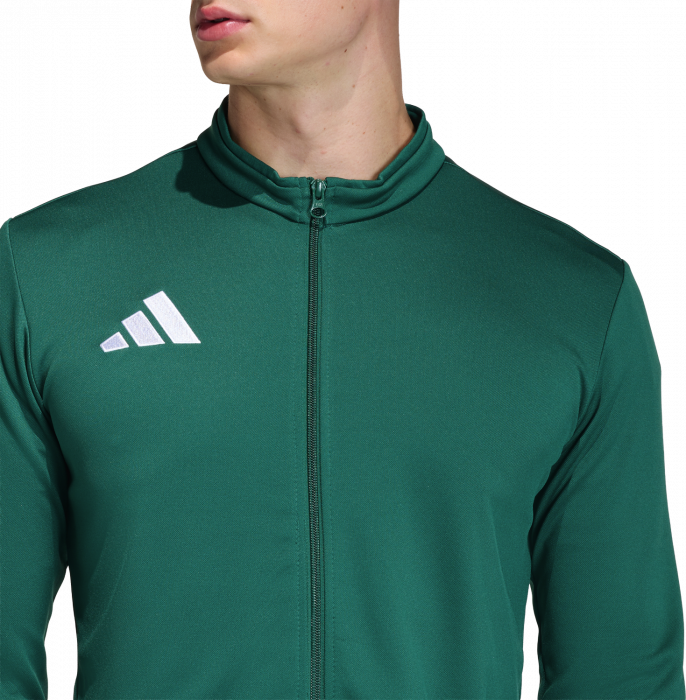 Adidas - Entrada 26 Tr&aelig;ningstr&oslash;je Med Lynl&aring;s - Dark Team Green & hvid