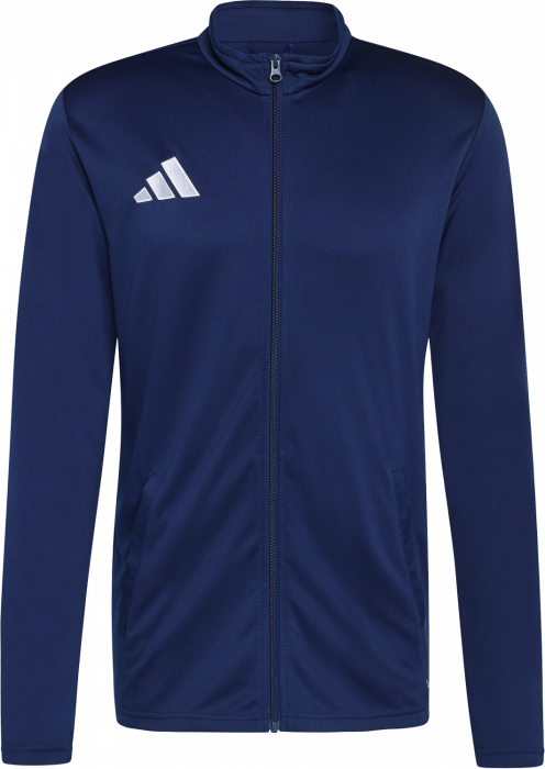 Adidas - Entrada 26 Track Jacket With Full Zip - T Navy Blue & wit