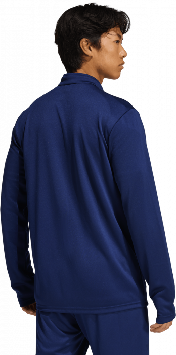Adidas - Entrada 26 Track Jacket With Full Zip - T Navy Blue & wit