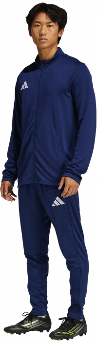 Adidas - Entrada 26 Track Jacket With Full Zip - T Navy Blue & wit