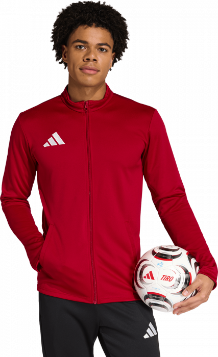 Adidas - Entrada 26 Tr&aelig;ningstr&oslash;je Med Lynl&aring;s - T Power Red & hvid
