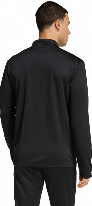 Adidas - Entrada 26 Track Jacket With Full Zip - Noir & blanc