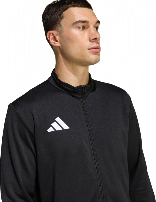 Adidas - Entrada 26 Track Jacket With Full Zip - Noir & blanc