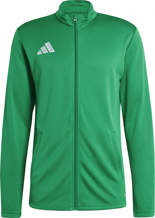 Adidas - Entrada 26 Track Jacket With Full Zip - T Green & blanc