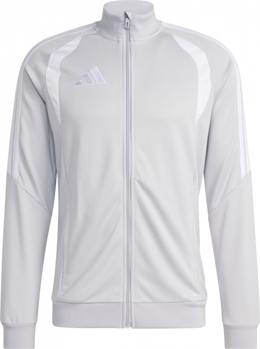 Adidas - Tiro 26 League Training Jacket With Zip - T Light Grey & wit