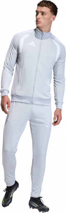 Adidas - Tiro 26 League Training Jacket With Zip - T Light Grey & wit