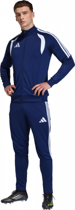 Adidas - Tiro 26 League Training Jacket With Zip - T Navy Blue & white