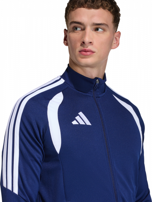 Adidas - Tiro 26 League Training Jacket With Zip - T Navy Blue & white