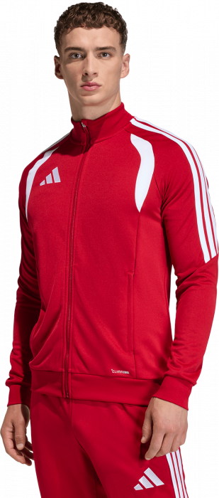 Adidas - Tiro 26 League Training Jacket With Zip - T Power Red & wit