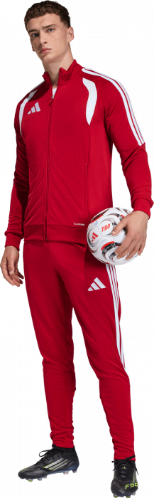 Adidas - Tiro 26 League Training Jacket With Zip - T Power Red & wit