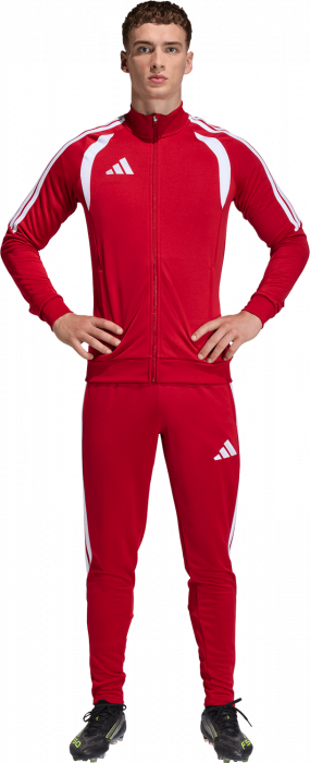 Adidas - Tiro 26 League Training Jacket With Zip - T Power Red & wit