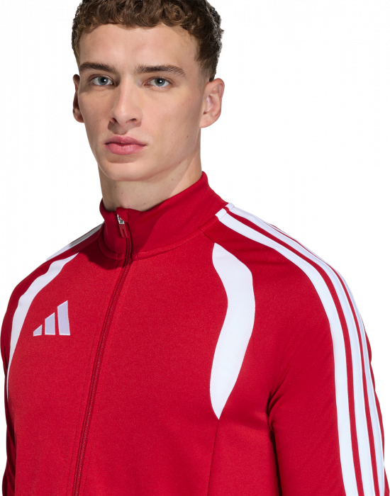 Adidas - Tiro 26 League Training Jacket With Zip - T Power Red & wit