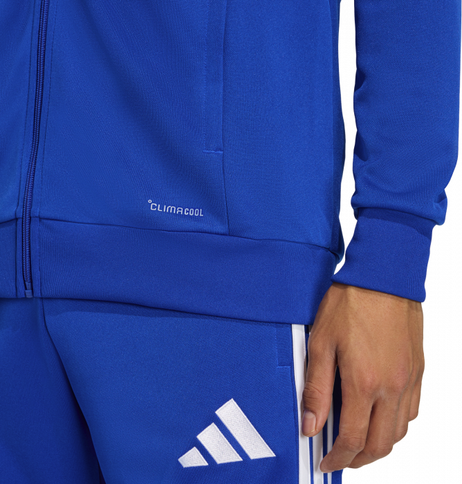 Adidas - Tiro 26 League Training Jacket With Zip - Royal Blue & vit